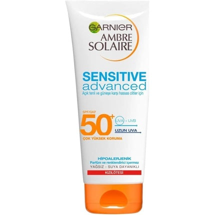 Lapte de protecție solară Garnier Ambre Solaire, Sensitive Advanced, 60g