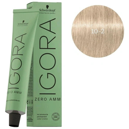 Vopsea de păr Schwarzkopf Igora Zero Amm 10-2, platină