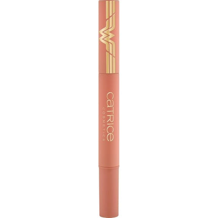 Balsam buze Catrice Wonder Woman Magic Lip Balm No. 010 Radiantly Fresh Shimmering, 22 g, culoare roz, design Wonder Woman