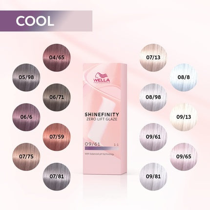 Vopsea de par, Wella Shinefinity 00/66, Violet, 60ml