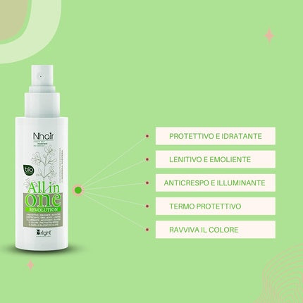 Nhair All in One Revolution Tratament Instant, Fără Clătire pentru Păr Uscat și Deteriorat, 100ml