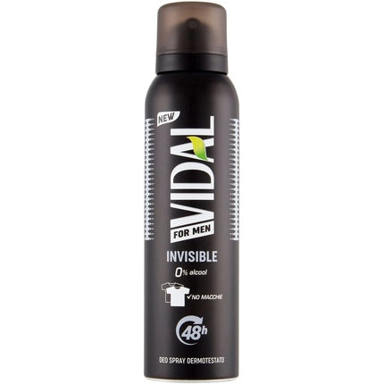 Deodorant spray, Vidal, Invisible, 150ml