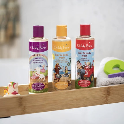 Gel de duș Childs Farm, Caked in Mud, păr și corp