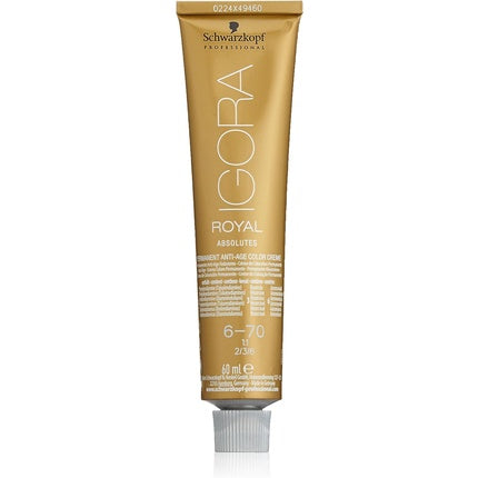 Vopsea de par, Schwarzkopf, Igora Royal Absolutes, Blond inchis, 60ml