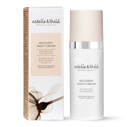 Cremă de noapte, Estelle & Thild, Biodefense, 50ml, alb