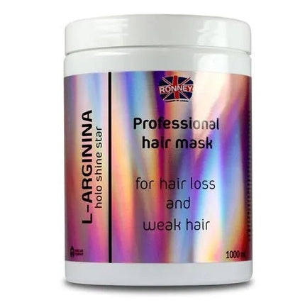 Masca de Păr Ronney L-Arginine Holo Shine Star, Alb