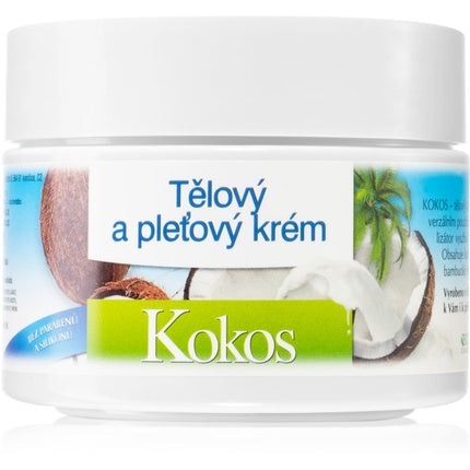 Crema facială și corporală Bione Cosmetics cu ulei de cocos, 260 ml