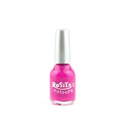 Lac de unghii Rosita's Colours No41 - roz vibrant, capac argintiu