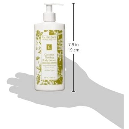 Loțiune Corporală Eminence Coconut Firming Body Lotion, ambalaj cu pompă, 265g