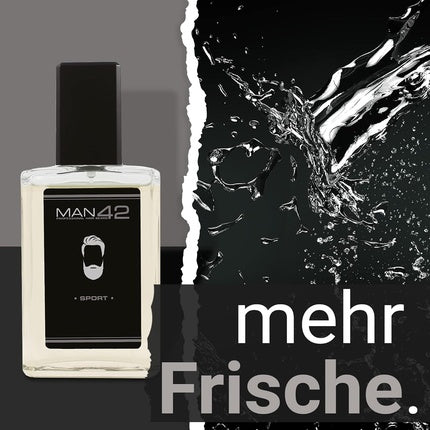 Parfum bărbătesc, MAN42, Sport, 100ml, negru