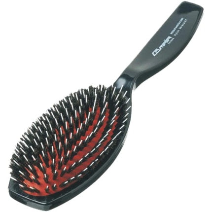Perie Păr Pneumatică cu Mătura de Porc și Nylon, Neagră