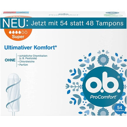 Tamponuri interne, ob ProComfort Super, ambalaj 54 buc
