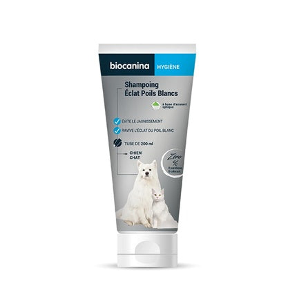 Șampon Biocanina pentru păr alb, 200ml