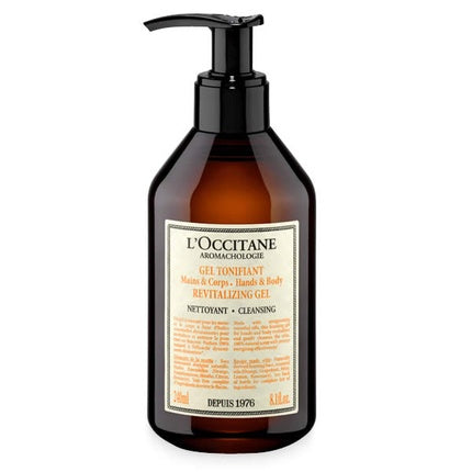 Gel de duș tonifiant L'Occitane Aromachologie, 240ml