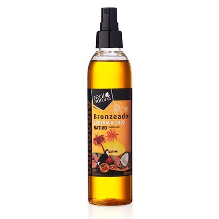 Ulei de bronzezat Real Natura Urucum & Coco, 200ml