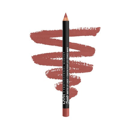Creion contur buze NYX Suede Matte Kyoto, roz