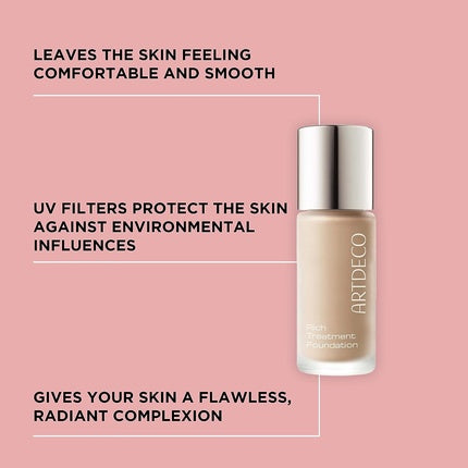 Fundație lichidă Artdeco Rich Treatment Foundation 09 Soft Shell, capacitate 30ml