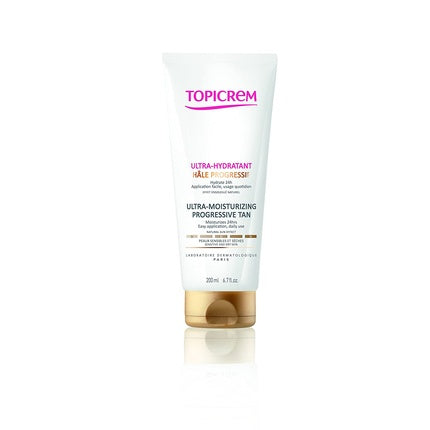 Lotiune autobronzanta, Topicrem, ten sensibil, 200ml