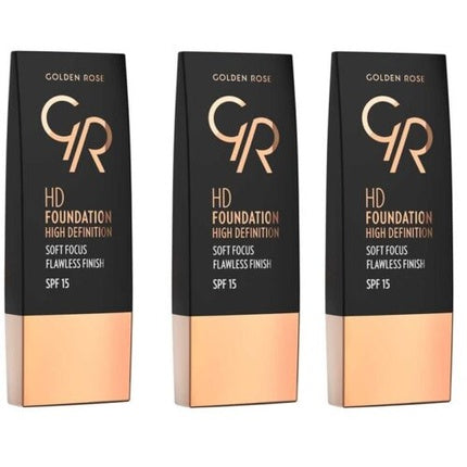 Primer, Golden Rose, HD Foundation, SPF 15