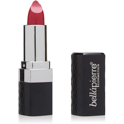 BellaPierre Va!Va! Voom Mineral Lipstick, 3.5g, roșu, cutie neagră cu model texturat