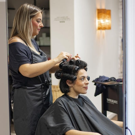 Perie Rotundă, Olivia Garden, Multibrush, Set 4 în 1, Negru Portocaliu