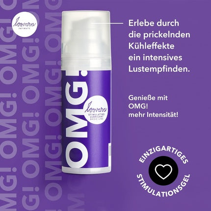 Gel Lubrifiant Loovara OMG, 50ml, violet