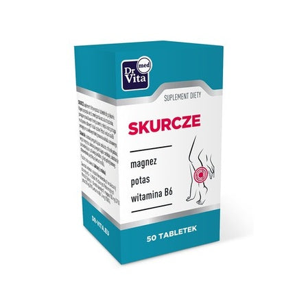 Supliment alimentar Dr Vita Skurcze, Magneziu, Potasiu, Vitamina B6, 50 Tablete