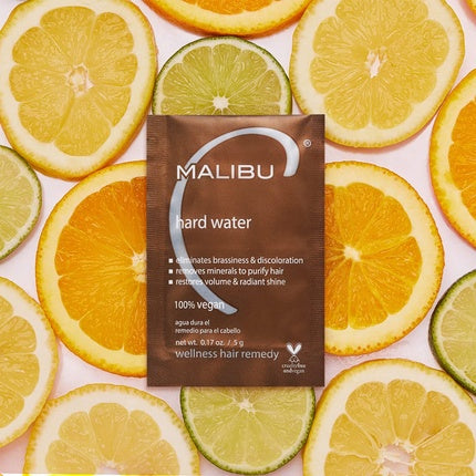 Tratamente pentru păr, Malibu C Hard Water Wellness Hair Remedy, 0.17 oz / 5 g