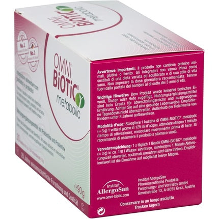 Supliment Alimentar Omni Biotic Metabolic, 30 Plicuri, 90g