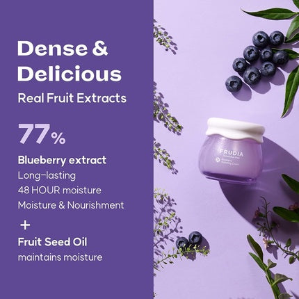 Cremă de mâini Frudia Blueberry, intens hidratantă, 10ml