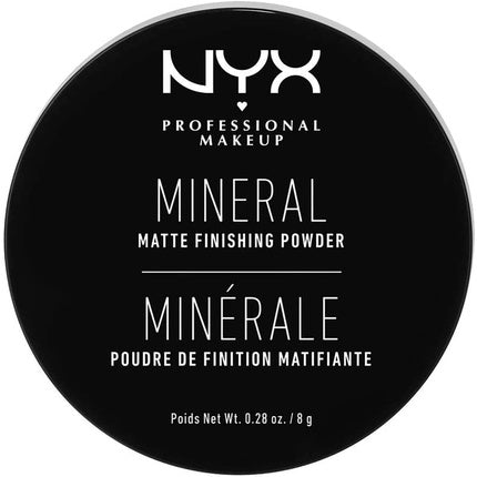 Pudră finisaj minerală NYX Professional Makeup 02 Medium/Dark, 8g