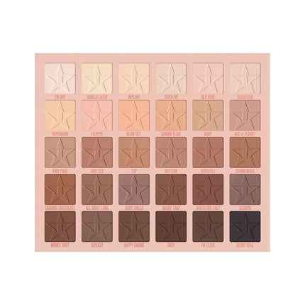 Paletă de Ochi Orgy, Jeffree Star Cosmetics, 35 culori, mat și sclipici
