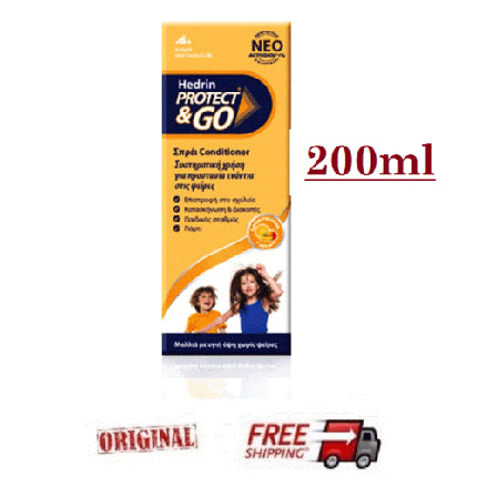 Spray de protecție împotriva păduchilor Hedrin Protect & Go 200ml
