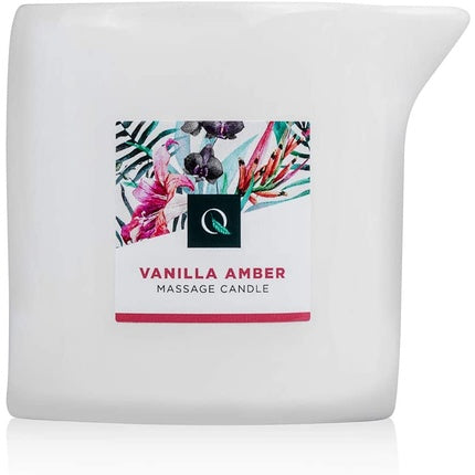 Lumanare masaj, Exotiq, Vanilla Amber, alb