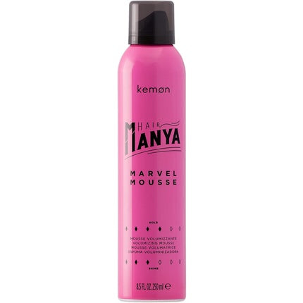 Mousse Kemon Manya Marvel, 250ml pentru coafare profesională și volum