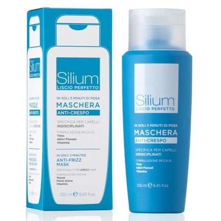 Mască de păr Silium Cosmetici, Maschera Anti-Crespo, albastru, 250 ml