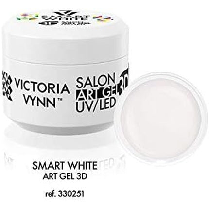 Gel Polish Victoria Vynn Art Gel 01 No Wipe White Solid Color Estándar Alb, 4.9x8.4 cm