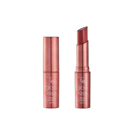 Balsam de buze colorat Golden Rose Glow Kiss SPF15 Vanilla Latte 27 g