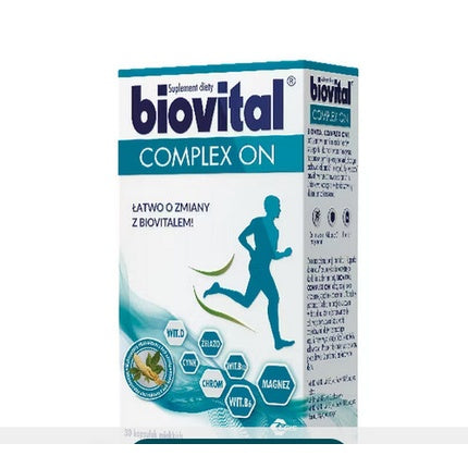 Supliment Dietetic Biovital Complex ON, 30 Capsule cu Ginseng, Vitamine și Minerale