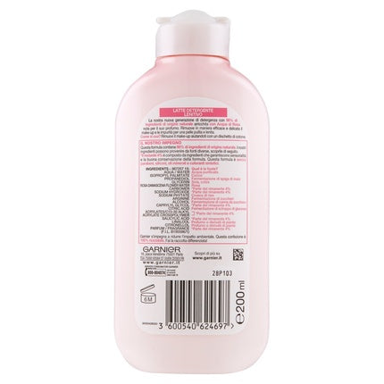Lapte Demachiant, Garnier, Sensitive, 200ml, roz