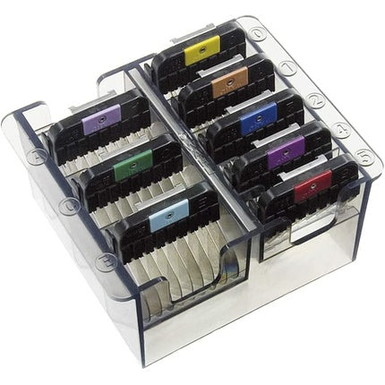 Set pieptene de tuns Wahl din oțel inoxidabil cu cutie organizator