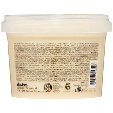 Davines NOUNOU Hair Mask, Mască de păr reparatoare, 232 g