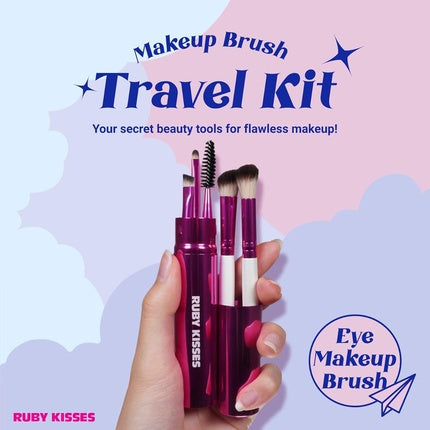 Set Pensule Machiaj, Ruby Kisses, Travel, Roz