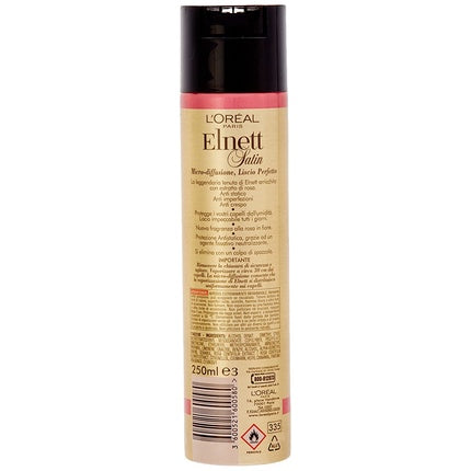 Fixativ păr, L'Oréal Paris, Elnett Satin, 250ml, auriu