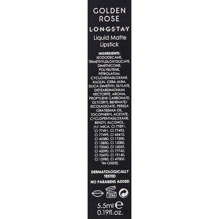 Golden Rose Matte Liquid Lipstick 21, 5.50ml