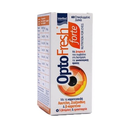 OptoFresh Forte, supliment dietetic pentru ochi cu luteină și zeaxantină, 60 comprimate