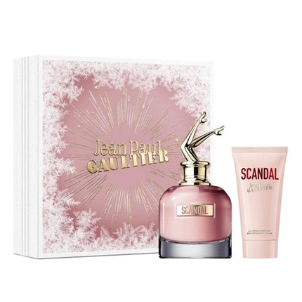 Set Parfum Jean Paul Gaultier Scandal, Eau de Parfum 80ml + Loție Perfumată 75ml, Roz