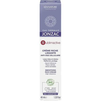 Cremă facială, Eau Thermale Jonzac Rich Cream Anti-Aging, 40ml