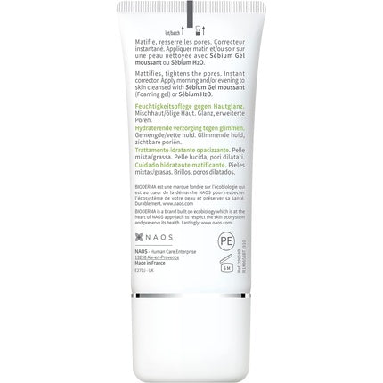 Crema fata matifianta, Bioderma Sébium Mat Control, ten mixt/gras, 40ml