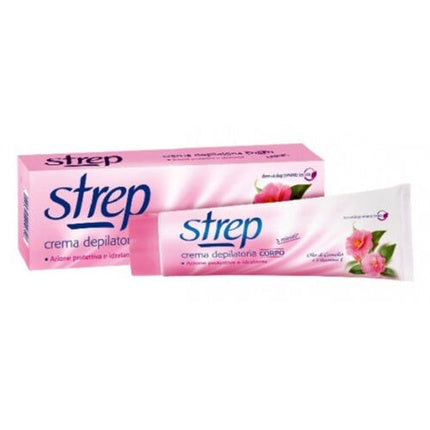 Crema depilatoare Strep pentru corp cu ulei de Camelia și Vitamina E, 120g